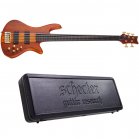 Schecter Stiletto Studio-5 FL Fretless Honey Satin Bass + Case
