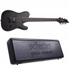 Schecter PT-7 MS Black Ops Satin Black Open Pore +Case NEW