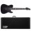 ESP E-II T-B7 Baritone Black Satin 7-String Guitar +Case B-Stock