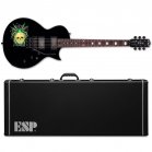 ESP KH-3 Spider Kirk Hammett Black Spider Graphic Guitar + Case