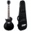 ESP LTD EC-201 LH Left-Handed Guitar Black Satin + TKL Bag - New