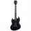 ESP LTD Viper-1000 LH Left-Handed Guitar Vintage Black B-Stock