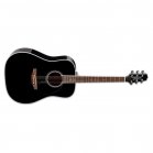 Takamine FT341 Acoustic-Electric Guitar Gloss Black + Case