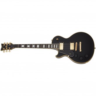 Schecter Solo-II Custom LH Aged Black Satin Left-Handed Guitar