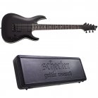 Schecter C-7 SLS Evil Twin Satin Black SBK 7-String Guitar +Case