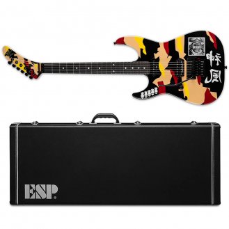 ESP Kamikaze-1 LH George Lynch Left-Handed Guitar + Case NEW
