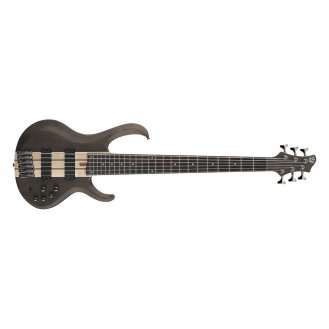 Ibanez BTB606 Transparent Gray Flat 6-String Bass Guitar New