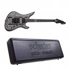 Schecter Avenger FR Przym Palladium Guitar Gloss Black +Case NEW