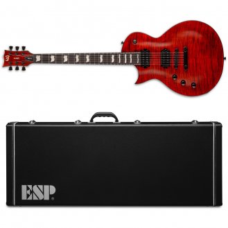 ESP LTD EC-1001 LH Tiger Eye FM Left-Handed Guitar + Case - New