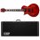 ESP LTD EC-1001 LH Tiger Eye FM Left-Handed Guitar + Case - New