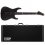 ESP E-II JL-1 Jeff Ling Black Satin Electric Guitar + Hard Case