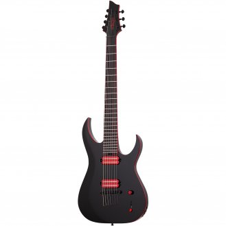 Schecter Sunset-6 Red Dawn 7-String Gloss Black B-STOCK