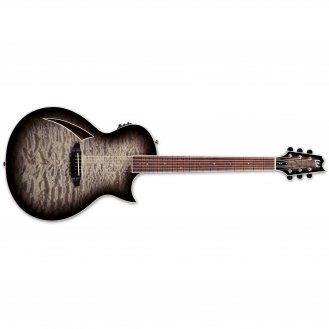 ESP LTD TL-6 Thinline Acoustic-Electric Charcoal Burst New