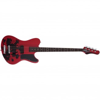 Schecter Simon Gallup Ultra Spitfire Electric Bass Red NEW