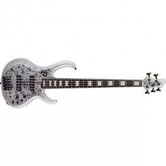 Ibanez BTB25TH5 Silver Blizzard Matte 5-String Bass Guitar New