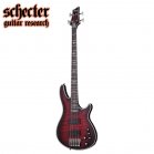 Schecter Hellraiser Extreme-4 Crimson Red Burst Satin CRBS