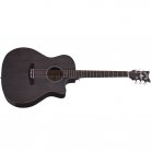 Schecter Deluxe Acoustic Satin See Thru Black B-Stock