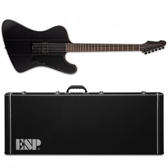 ESP LTD Phoenix Black Metal BKM Black Satin BLKS Guitar + Case