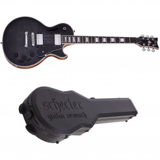 Schecter Solo-II Custom Trans Black Burst Electric Guitar + Case