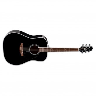 Takamine FT341 Acoustic-Electric Guitar Gloss Black + Case