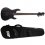 ESP LTD AP-4 Black Metal Black Satin BLKS Electric Bass + Bag