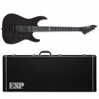 ESP E-II M-II See Thru Black Electric Guitar + Hard Case B-Stock