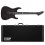 ESP E-II M-II See Thru Black Electric Guitar + Hard Case B-Stock