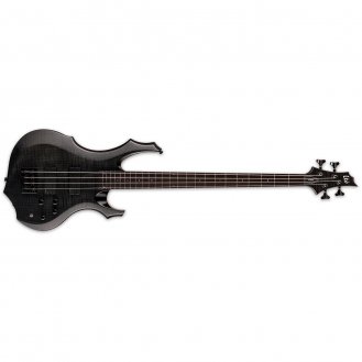 ESP LTD F-1004 FM See Thru Black Electric Bass Guitar B-Stock