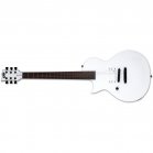 ESP LTD EC Arctic Metal LH Snow White Satin Left-Handed Guitar