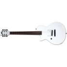 ESP LTD EC Arctic Metal LH Snow White Satin Left-Handed Guitar