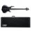 ESP LTD F-4 Black Metal Bass Guitar Black Satin + Case NEW F4