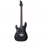 Schecter C-6 FR Deluxe LH SBK Satin Black Guitar B-Stock