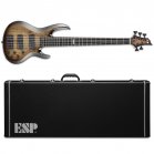 ESP E-II BTL-5 Black Natural Burst 5-String Bass + Case B-Stock
