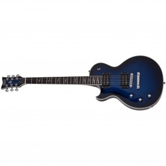 Schecter Solo-II Supreme LH Left Hand See-Thru Blue Burst