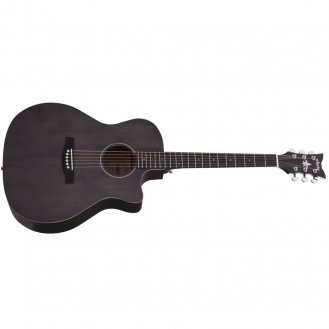 Schecter Deluxe Acoustic Satin See Thru Black B-Stock