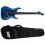 ESP LTD MH-1000 QM Black Ocean - MH1000 BLKOC + ESP TKL BAG