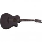 Schecter Orleans Studio-12 Satin See Thru Black Acoustic B-Stock