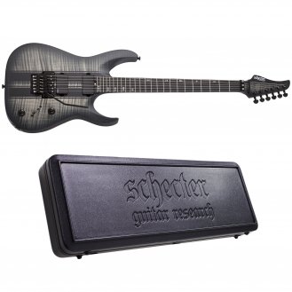 Schecter Banshee GT FR Satin Charcoal Burst Guitar + Case