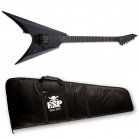 ESP LTD Arrow Black Metal Black Satin BLKS Electric +ESP Gig Bag
