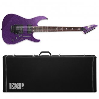 ESP KH-2 Kirk Hammett Purple Sparkle PSP Electric Guitar + Case