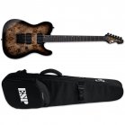 ESP LTD TE-1000 EverTune Guitar Charcoal Burst + Gig Bag NEW