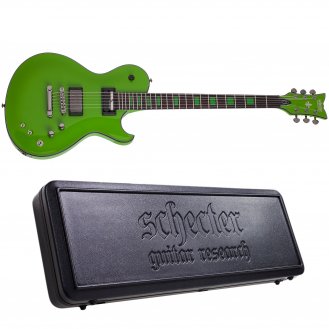 Schecter Kenny Hickey Solo-6 EXS Baritone Steele Green +Case NEW