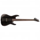 ESP LTD M-4 Black Metal Black Satin Electric Bass Guitar - NEW