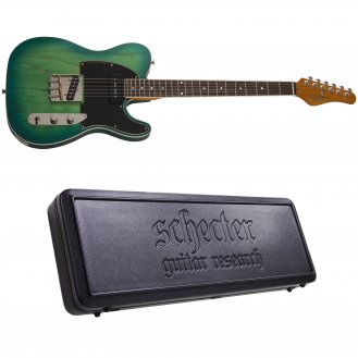 Schecter PT Special Aqua Burst Pearl Electric Guitar + Case