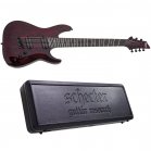 Schecter C-7 Multiscale Silver Mountain Blood Moon Guitar + Case