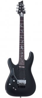 Schecter Damien Platinum-6 FR S Sustaniac Satin Black LH + BAG