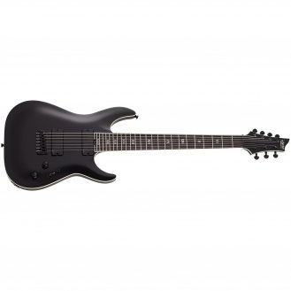 Schecter C-7 SLS Evil Twin Satin Black SBK 7-String Guitar NEW