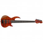 ESP LTD BB-1005 QM Bunny Brunel Burnt Orange BOR 5-String Bass