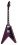 Schecter V-1 Custom Trans Purple TPB Electric Guitar - NEW
