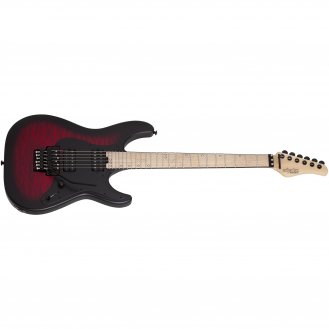 Schecter Miles Dimitri Baker SVSS Crimson Red Burst Satin Guitar